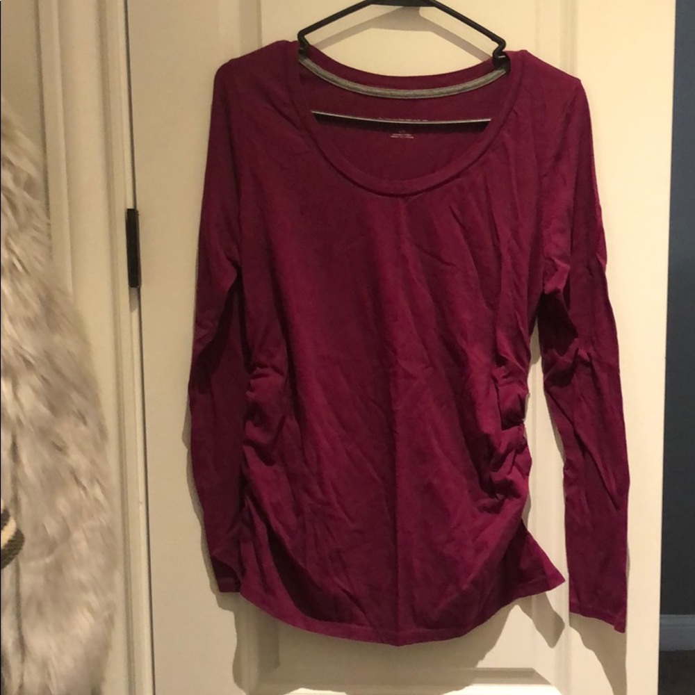 Long sleeve maternity top